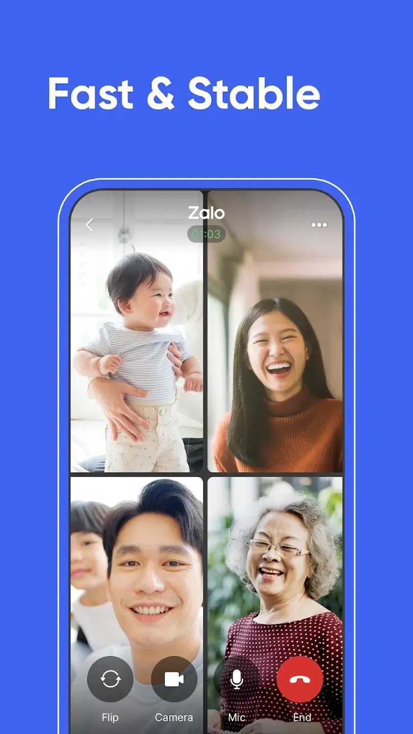 Screenshot Zalo APK versi 26.03.01 untuk Android