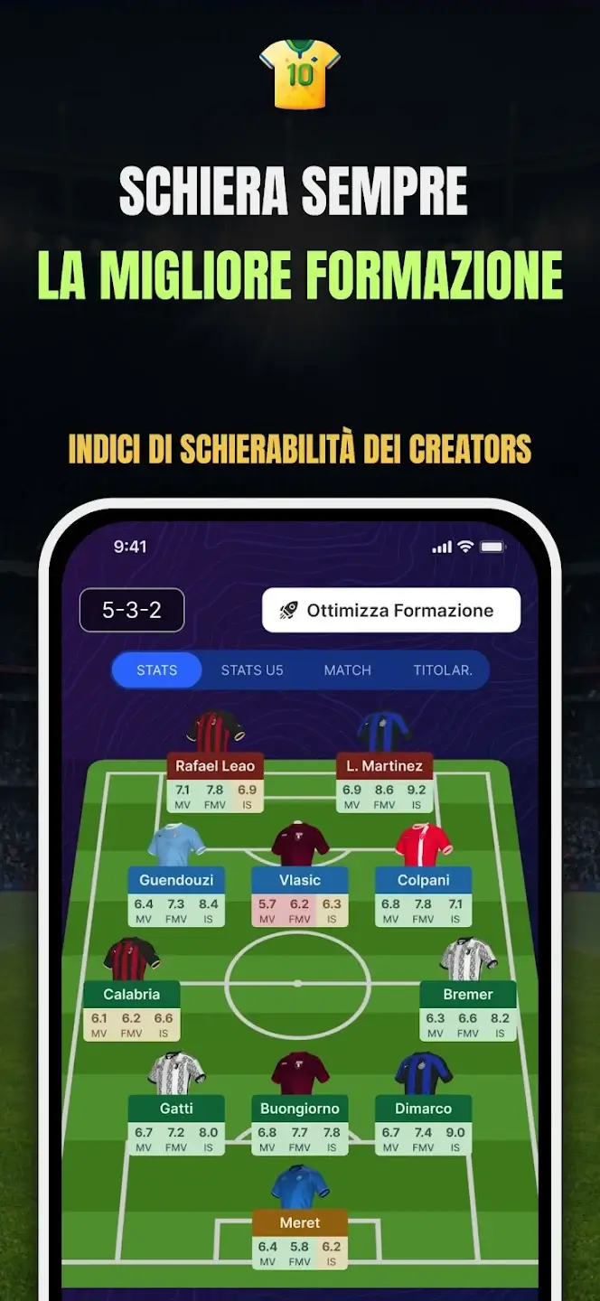 Screenshot FantaLab Manager - Fantacalcio APK