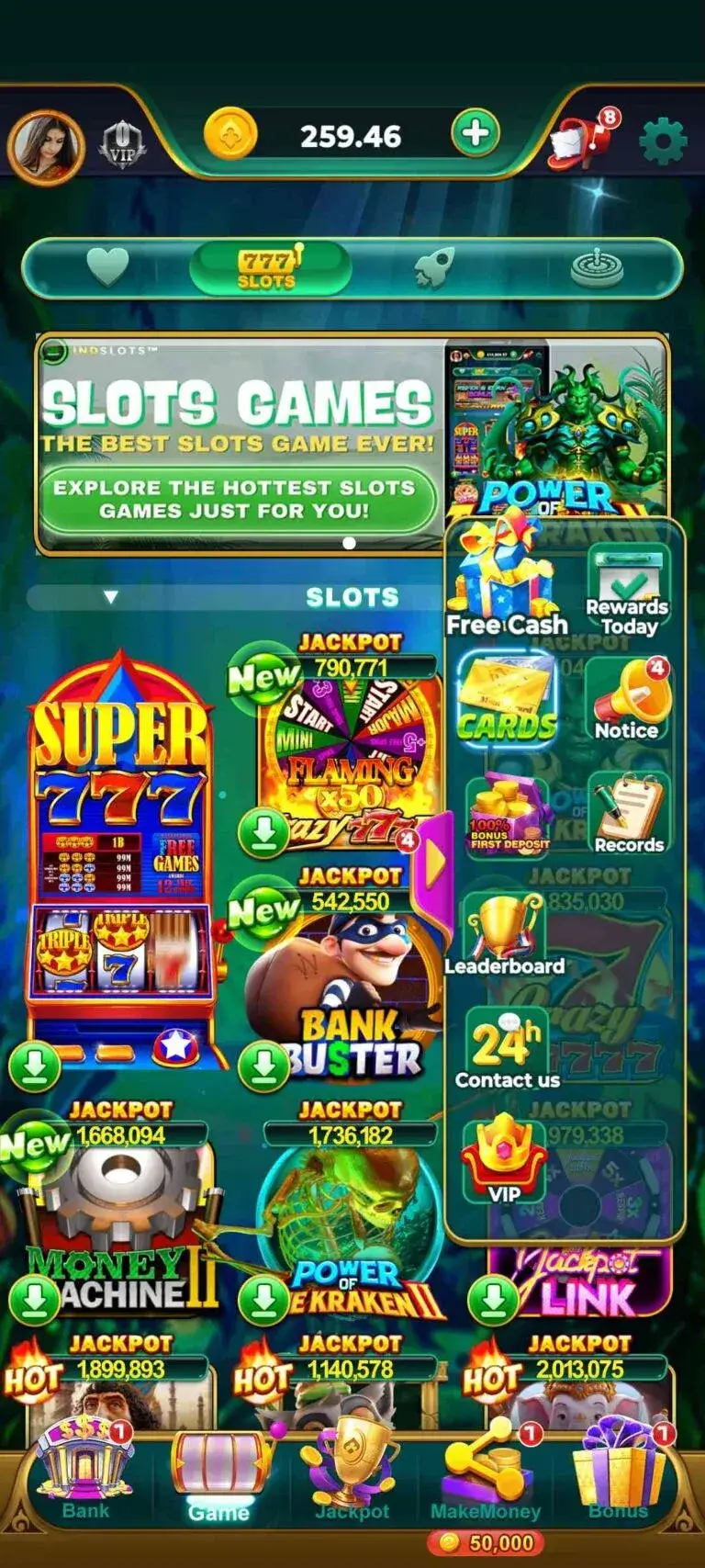 Screenshot Ind Slots APK v8.46.6