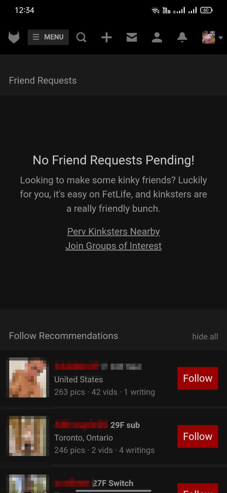 Screenshot FetLife APK v1.0 untuk Android
