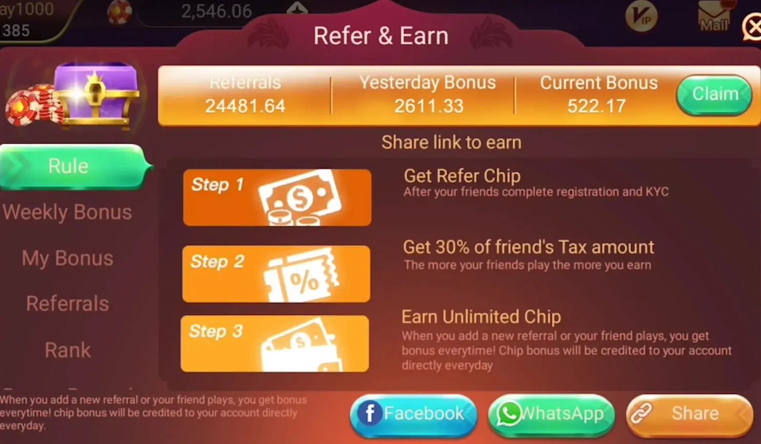 Screenshot Rummy Golds APK