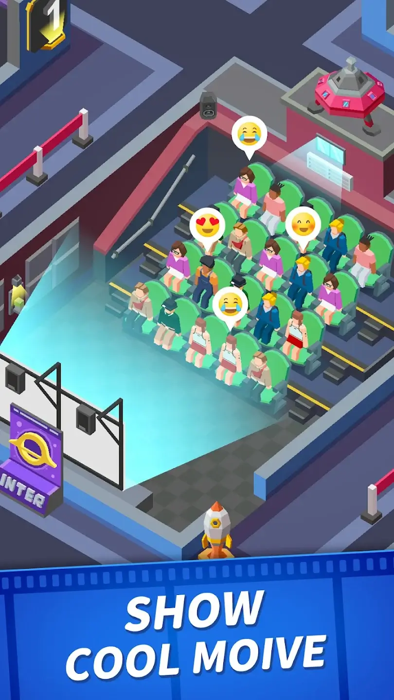 Screenshot Idle Cinema Empire Tycoon APK (v2.21.02)