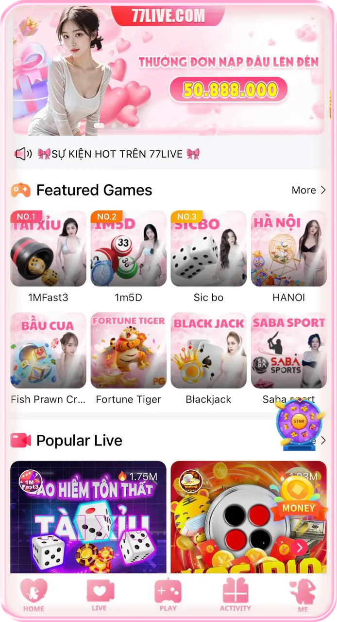 Screenshot 77Live APK Download untuk Android