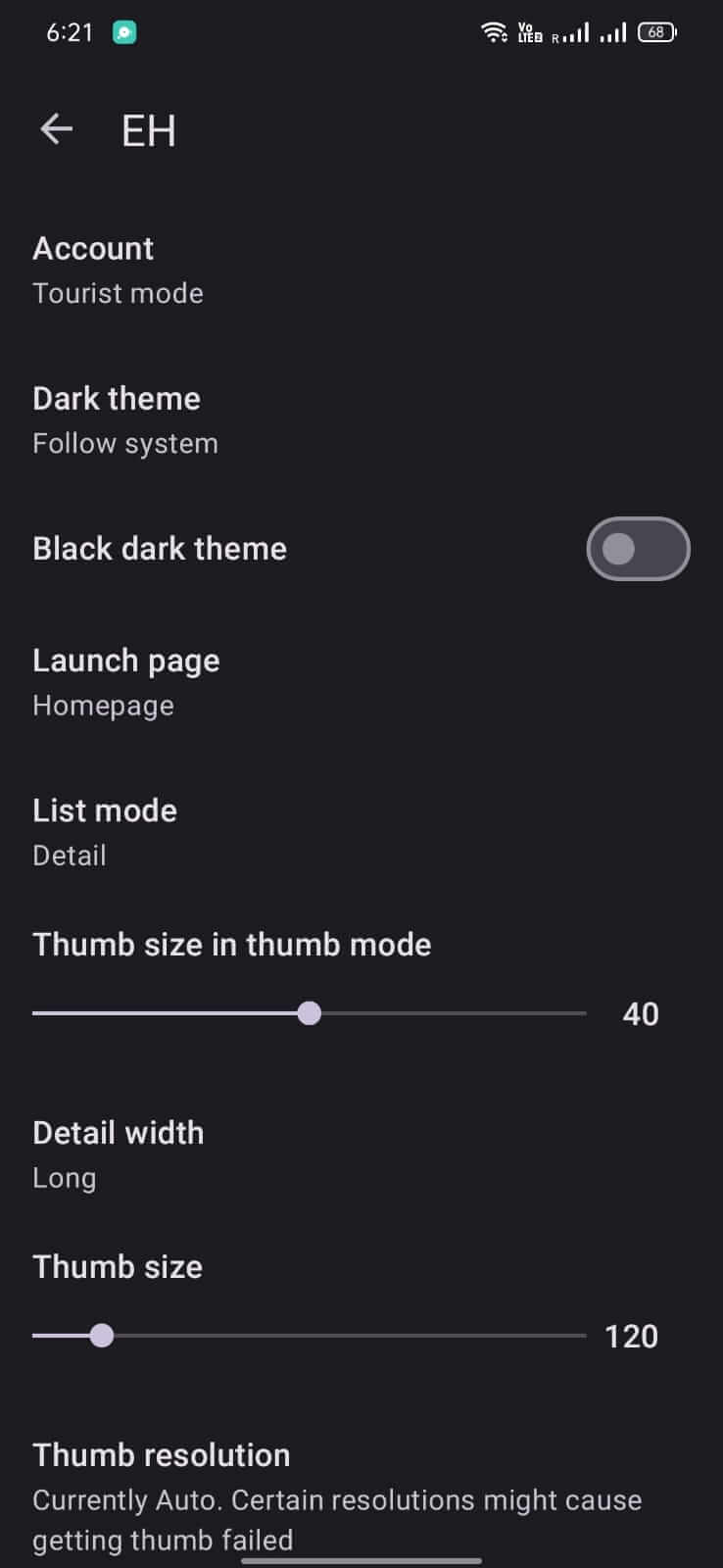 Screenshot EhViewer APK