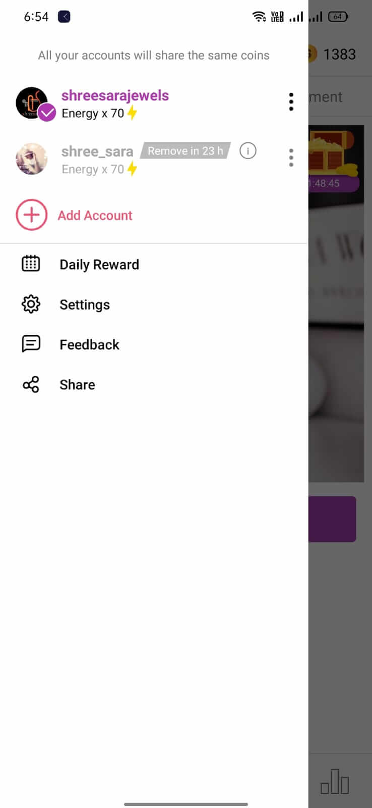 Screenshot GetInsta APK