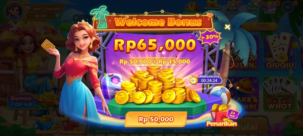 Screenshot Hoki APK v9.9 - Game Slot Sosial dengan Tema Seru