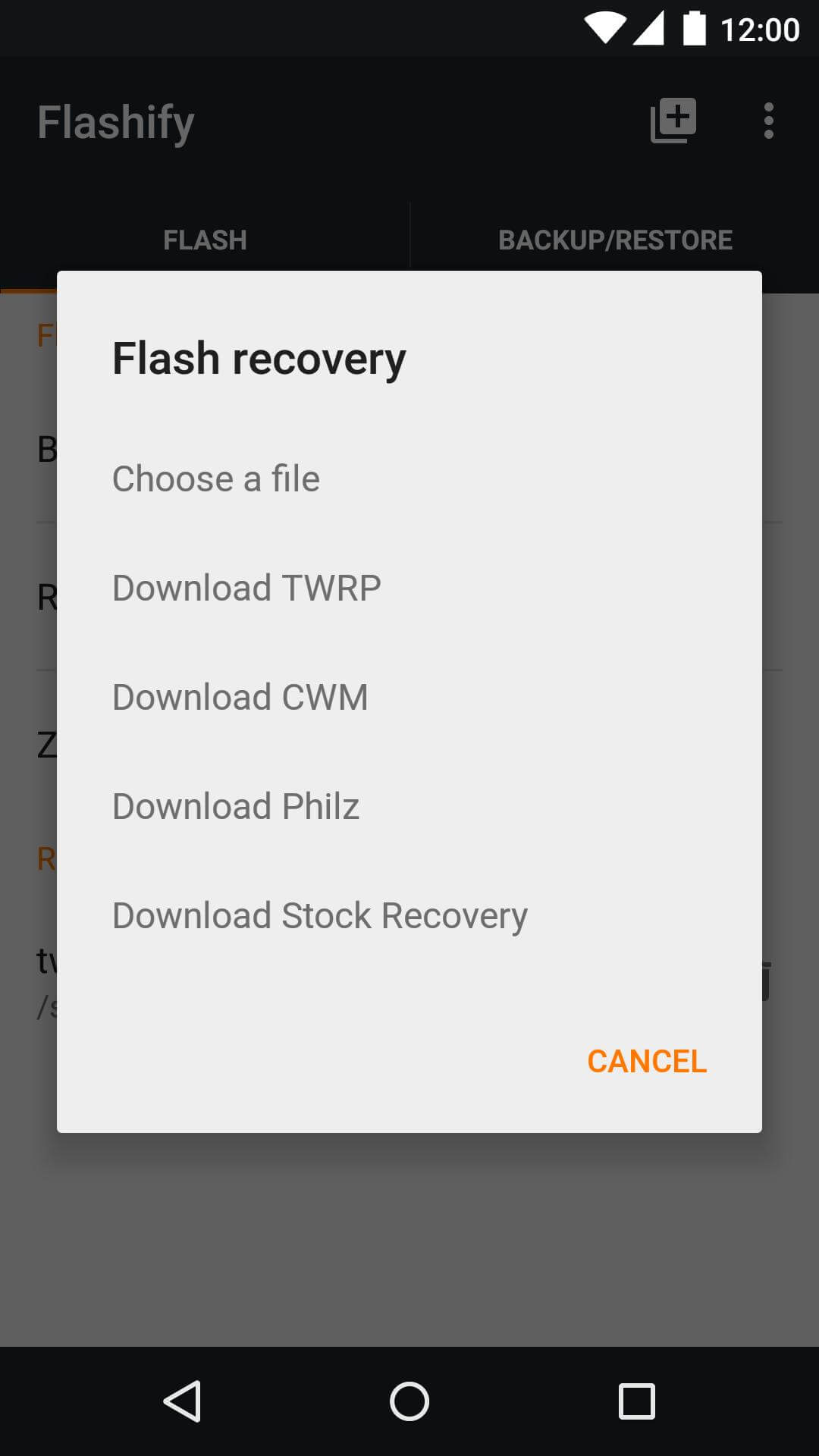 Screenshot Flashify APK v1.9.2