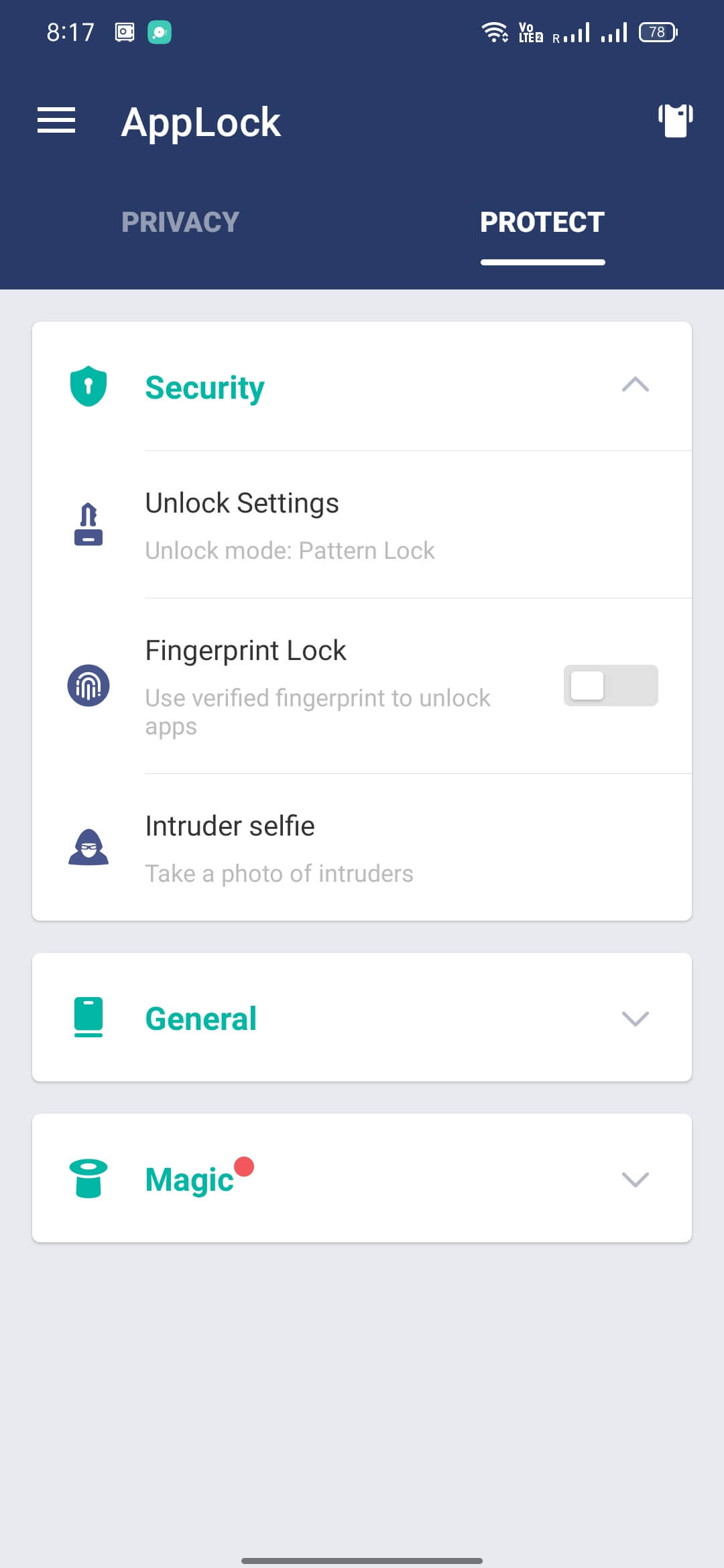 Screenshot AppLock APK v3.5.3cn