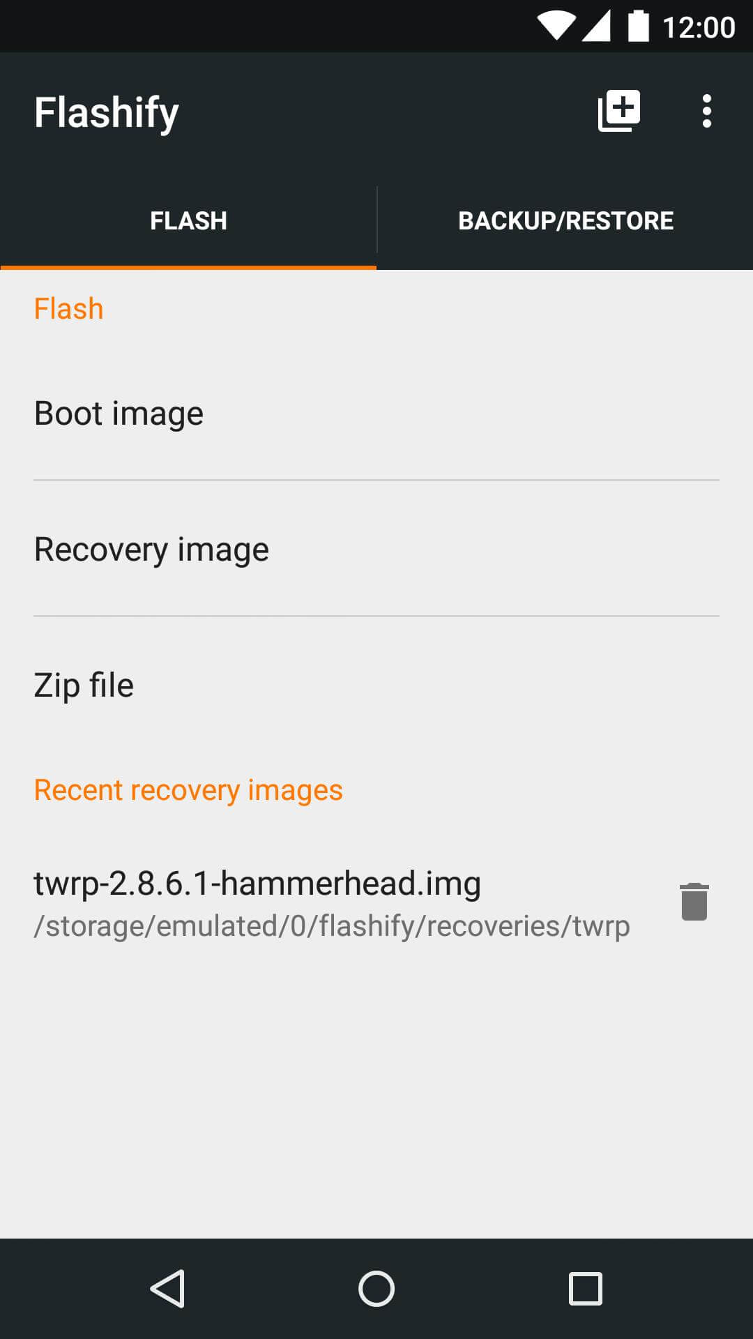 Screenshot Flashify APK v1.9.2