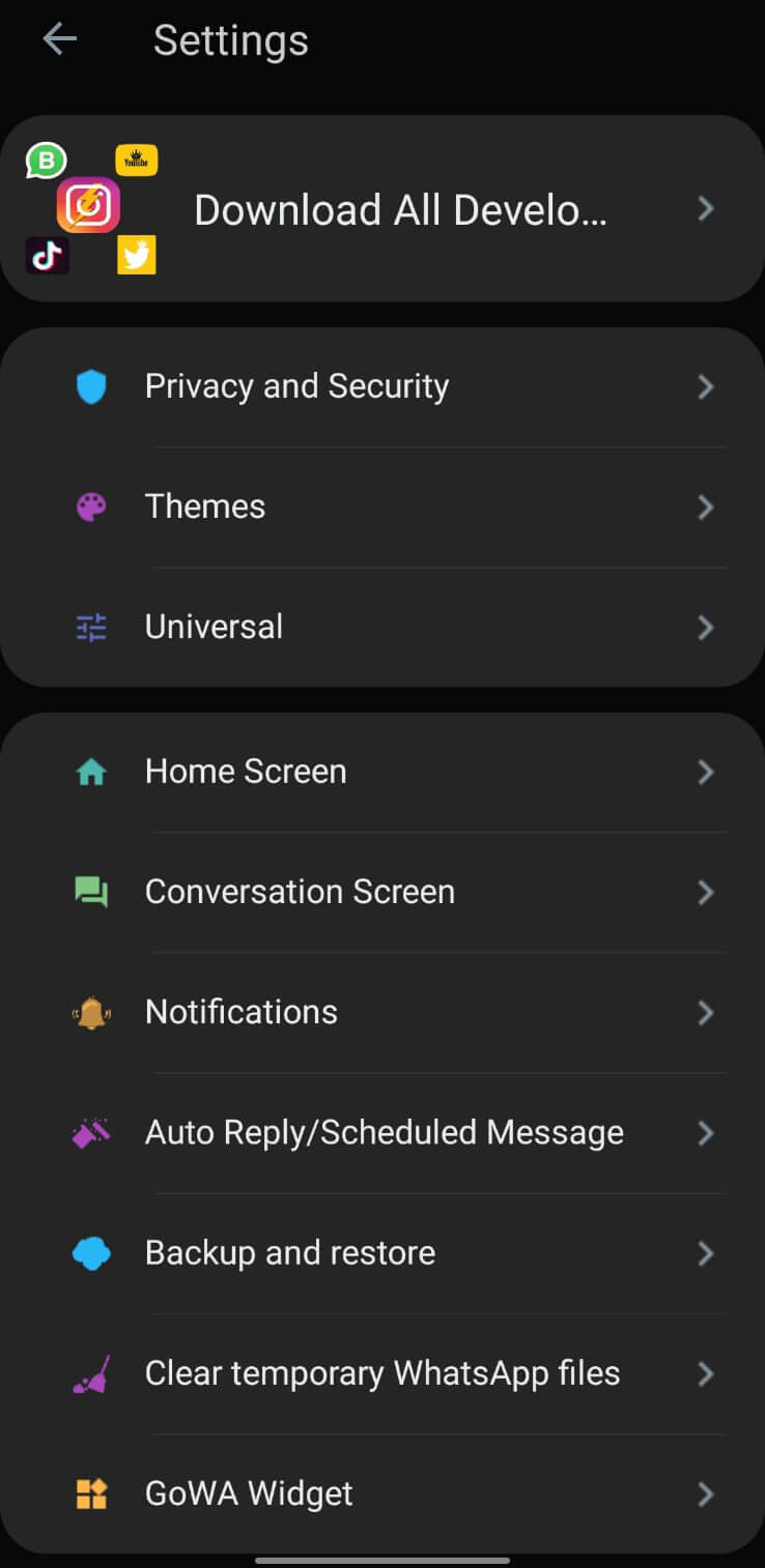 Screenshot WhatsApp Gold APK