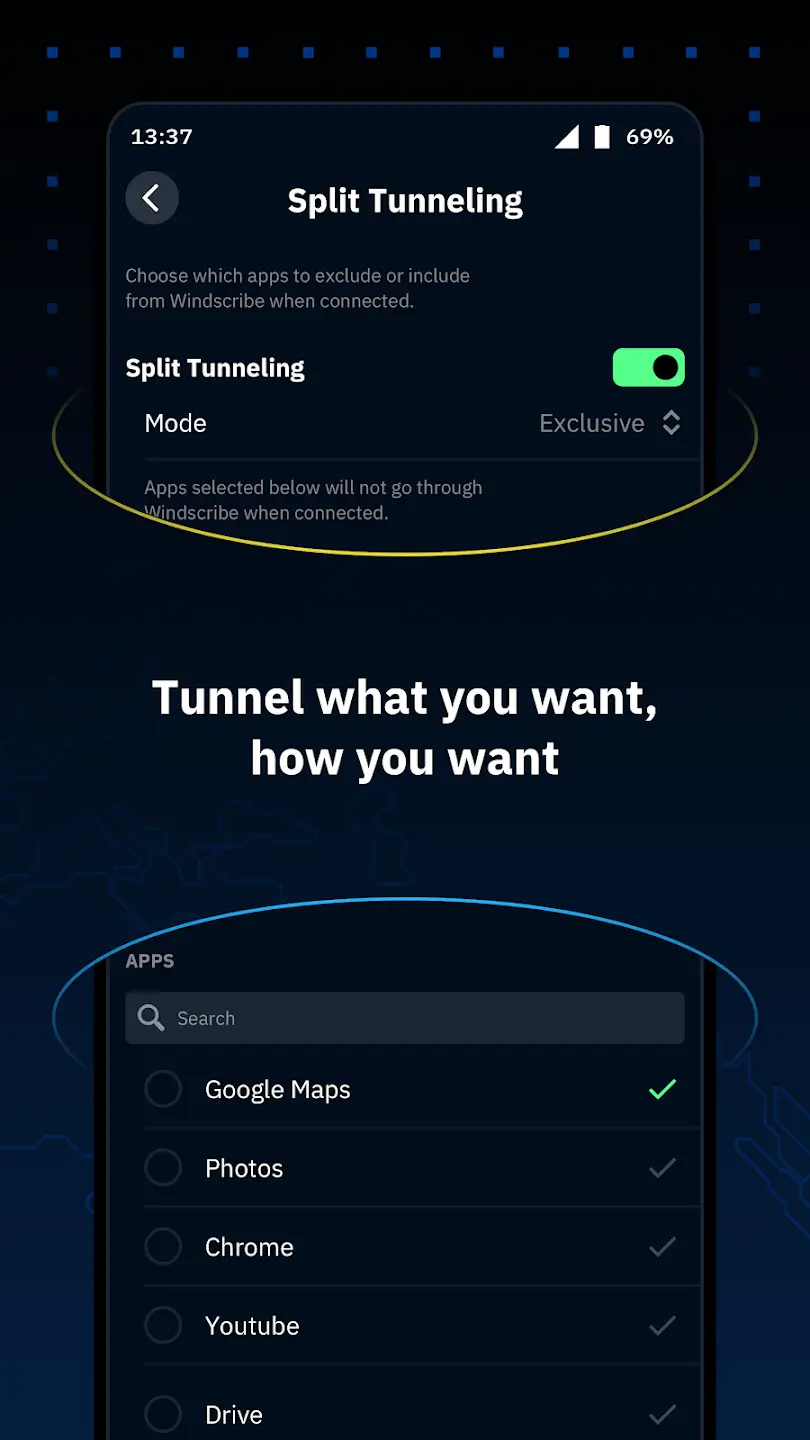 Screenshot Windscribe APK