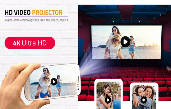 Screenshot Flashlight Video Projector APK