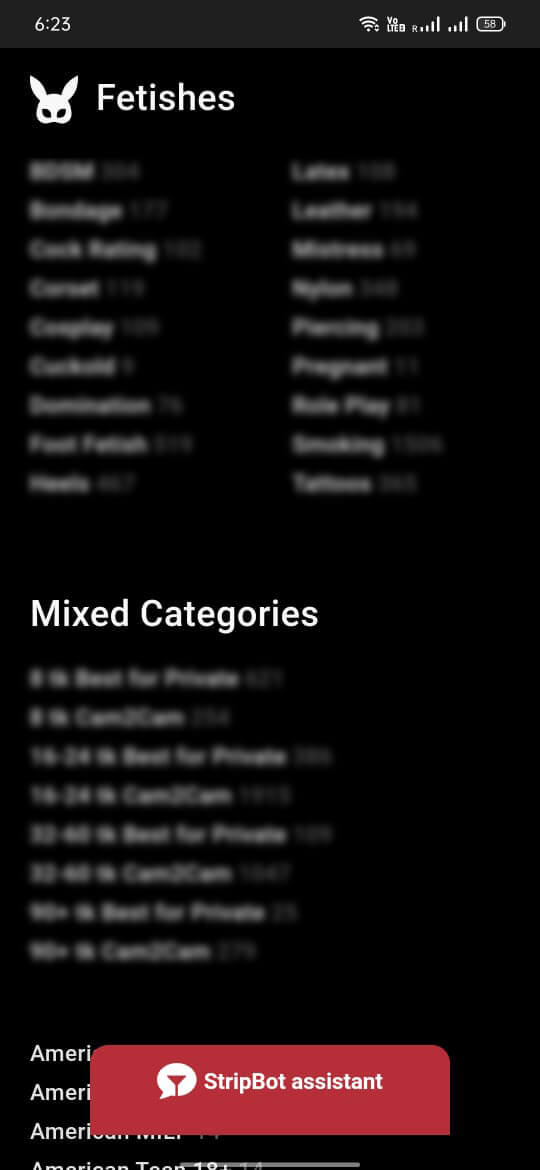 Screenshot Stripchat APK