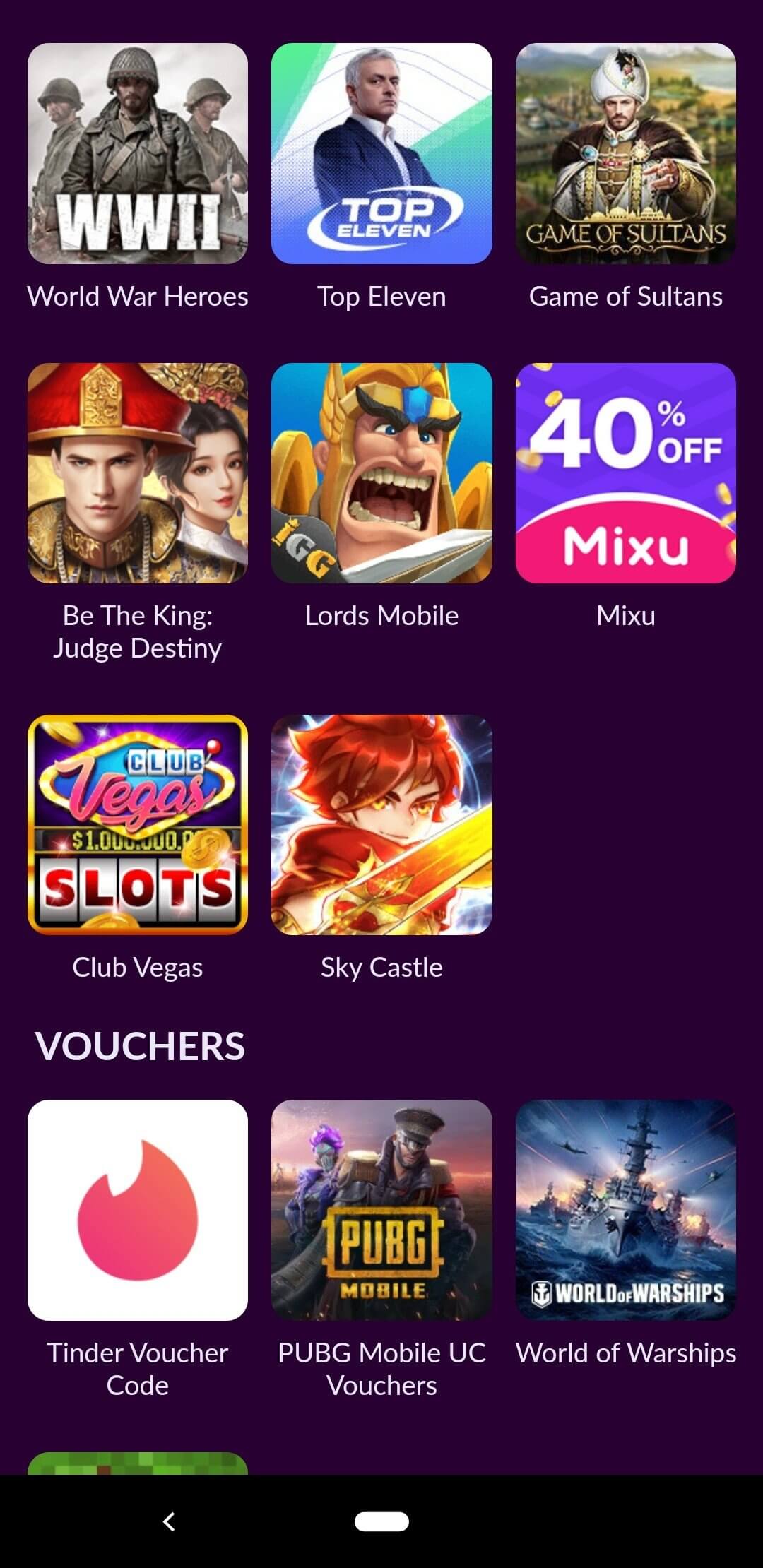 Screenshot Codashop APK v3.0 untuk Top Up Game dan Aplikasi