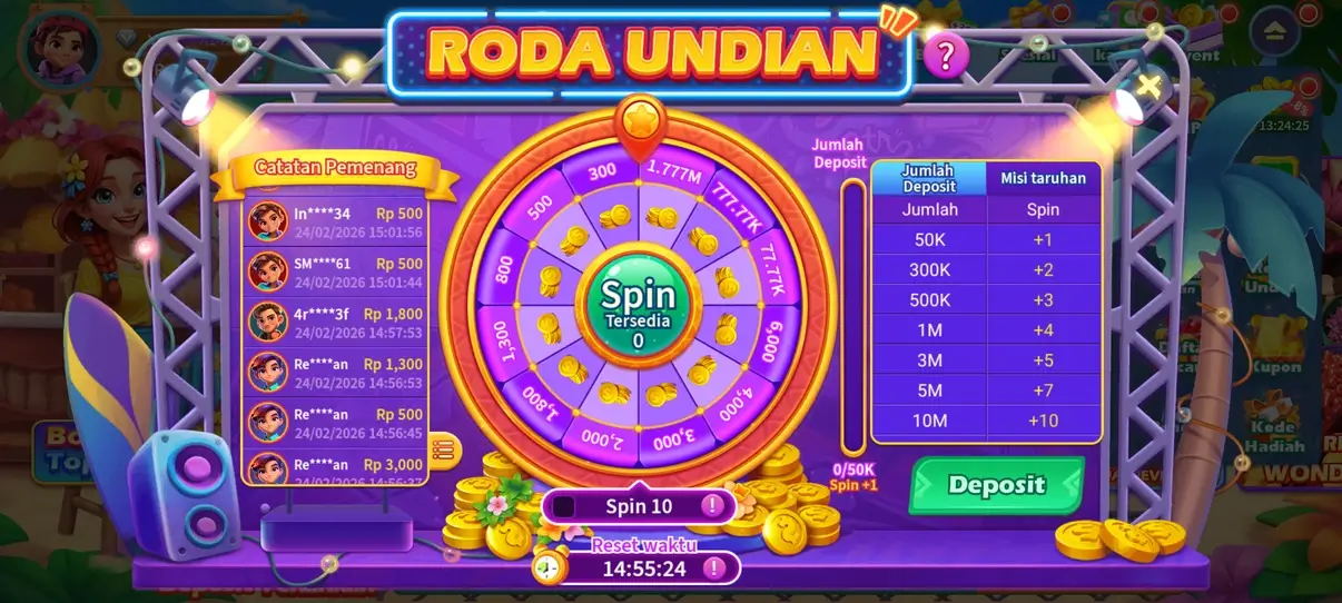 Screenshot Hoki APK v9.9 - Game Slot Sosial dengan Tema Seru