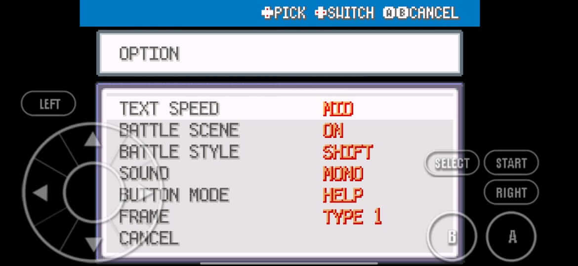 Screenshot Pokemon Fire Red APK