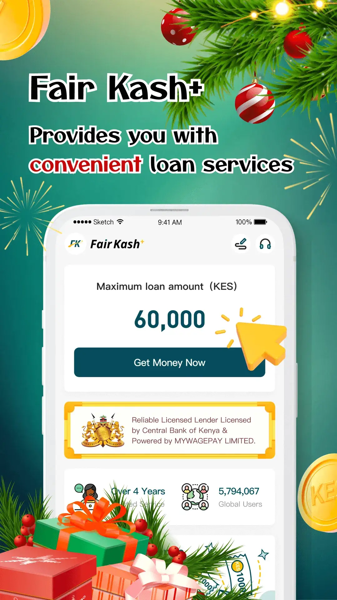 Screenshot Fairkash Loan APK v1.0.3.9 untuk Android