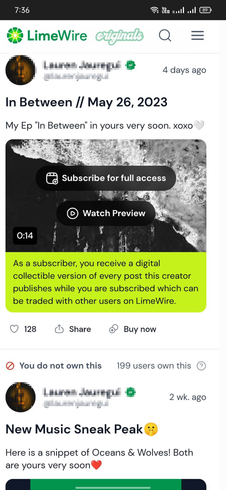 Screenshot LimeWire APK