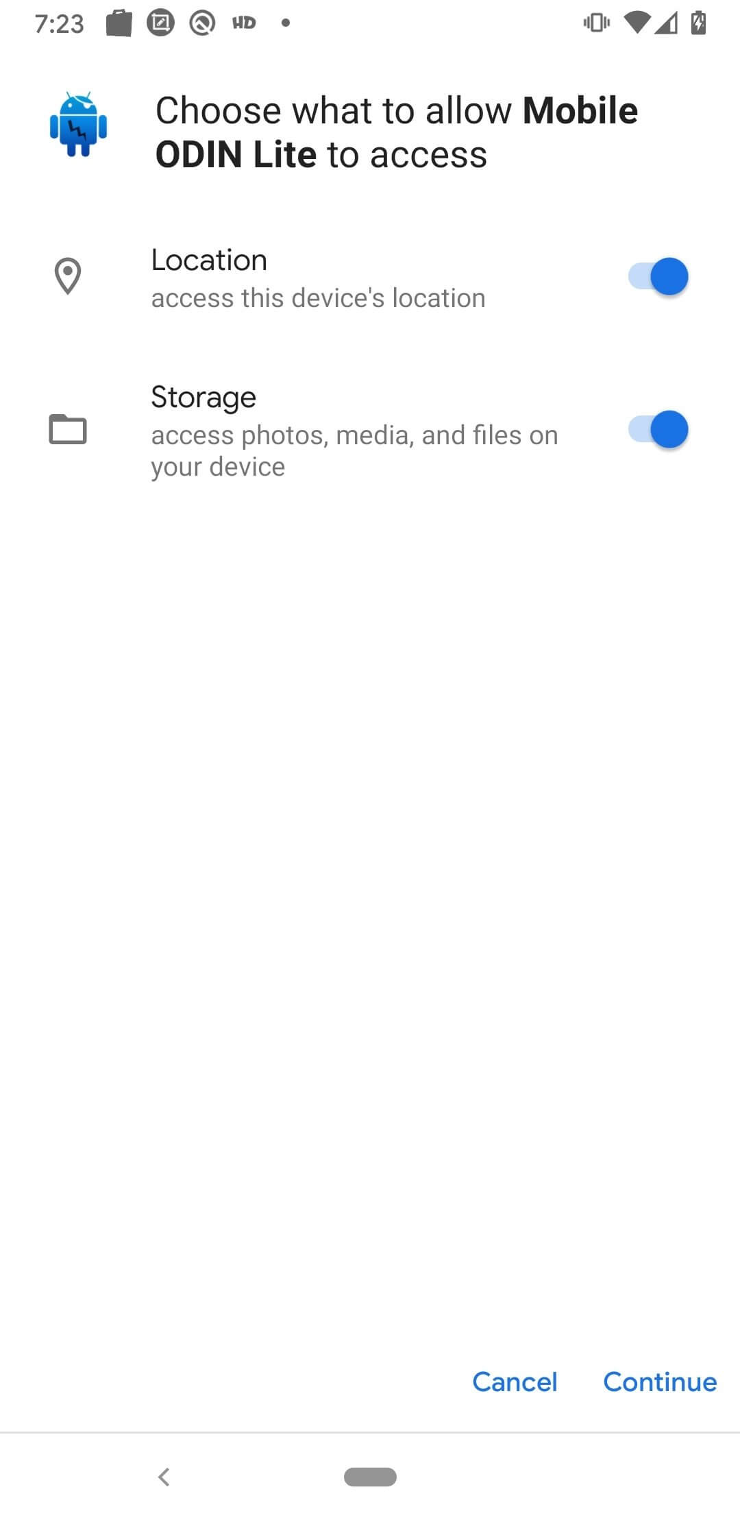Screenshot Mobile Odin APK v4.20 untuk Samsung