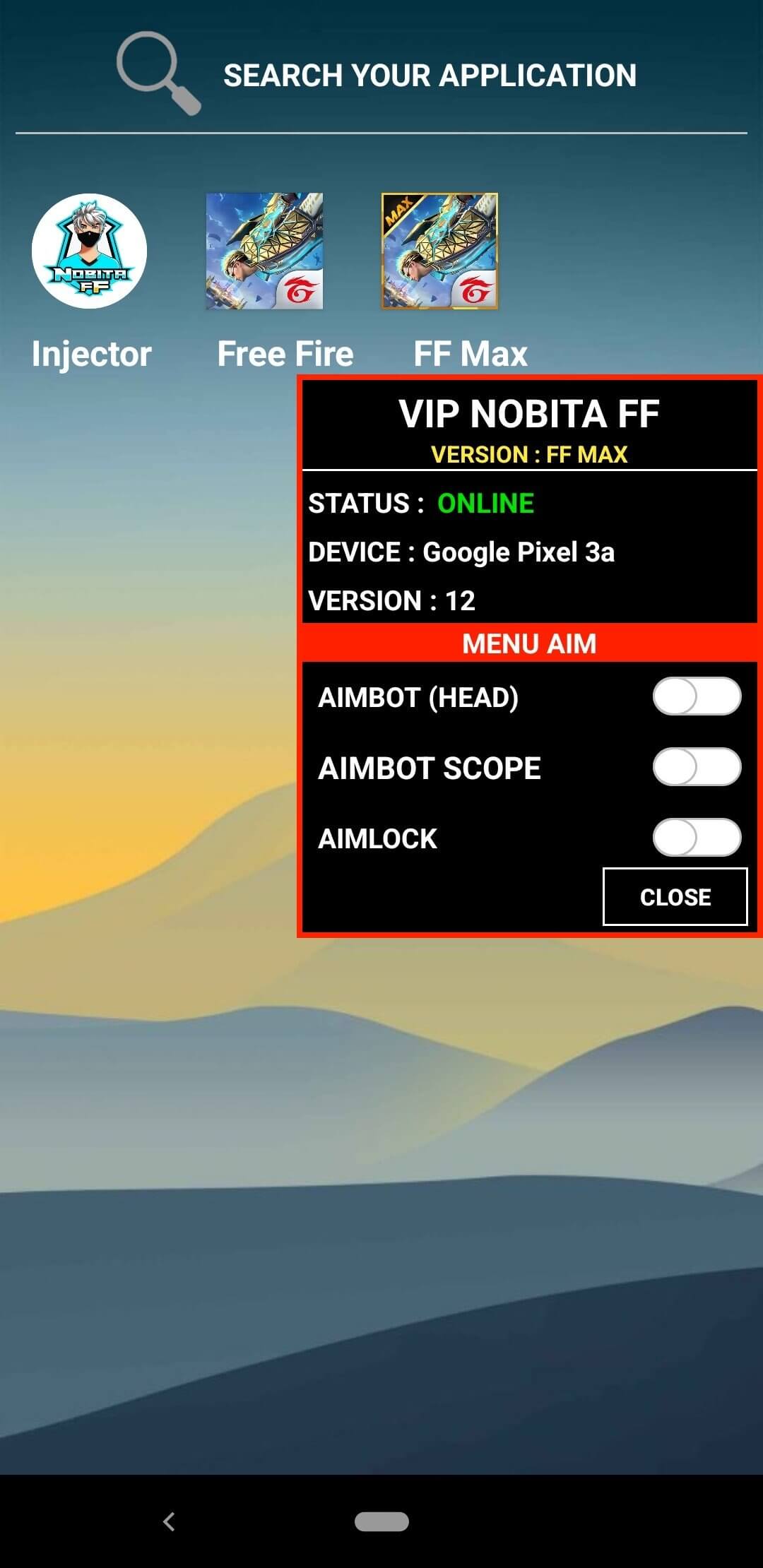 Screenshot Nobita FF APK v1.81 untuk Android