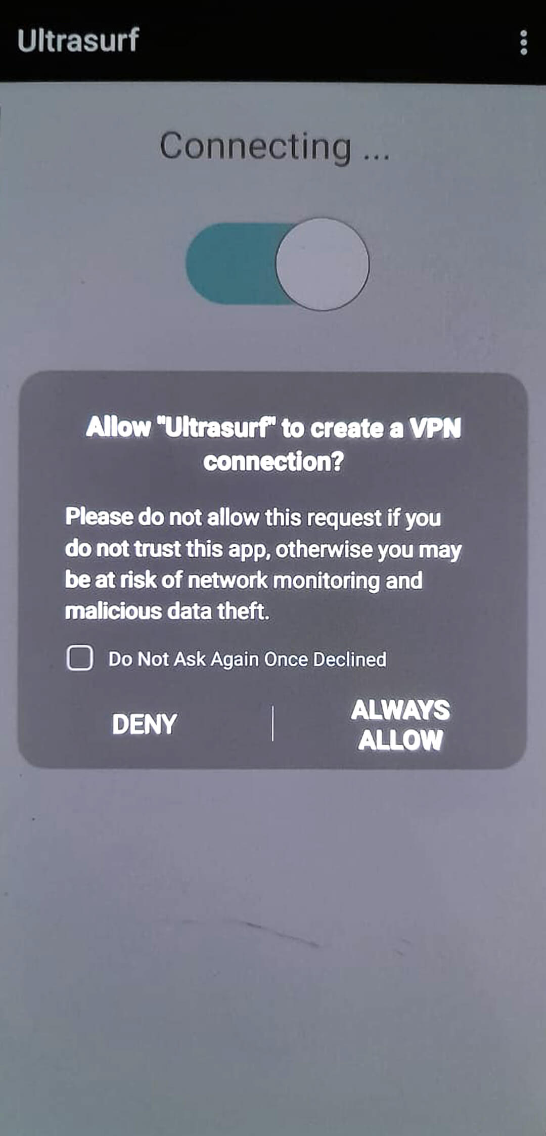 Screenshot Ultrasurf APK v3.0.9 untuk Browsing Aman dan Privat
