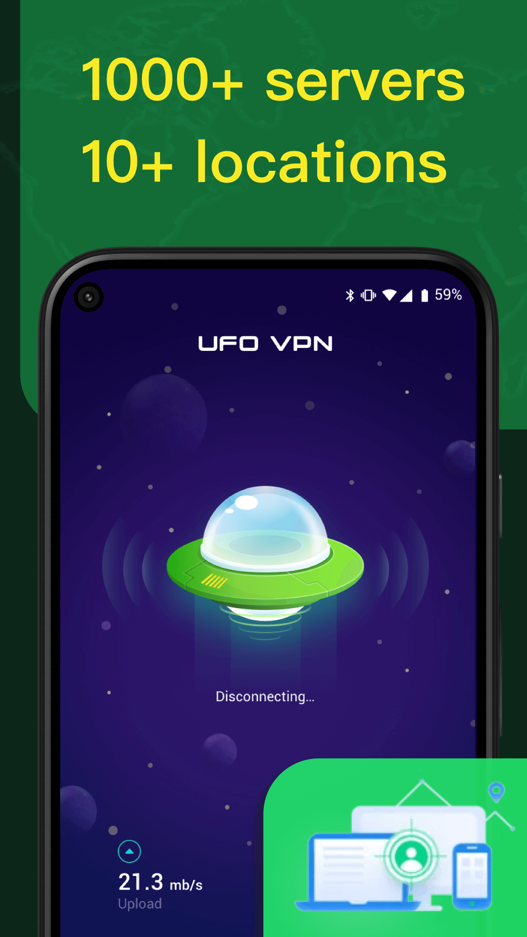 Screenshot UFO VPN APK v3.5.0