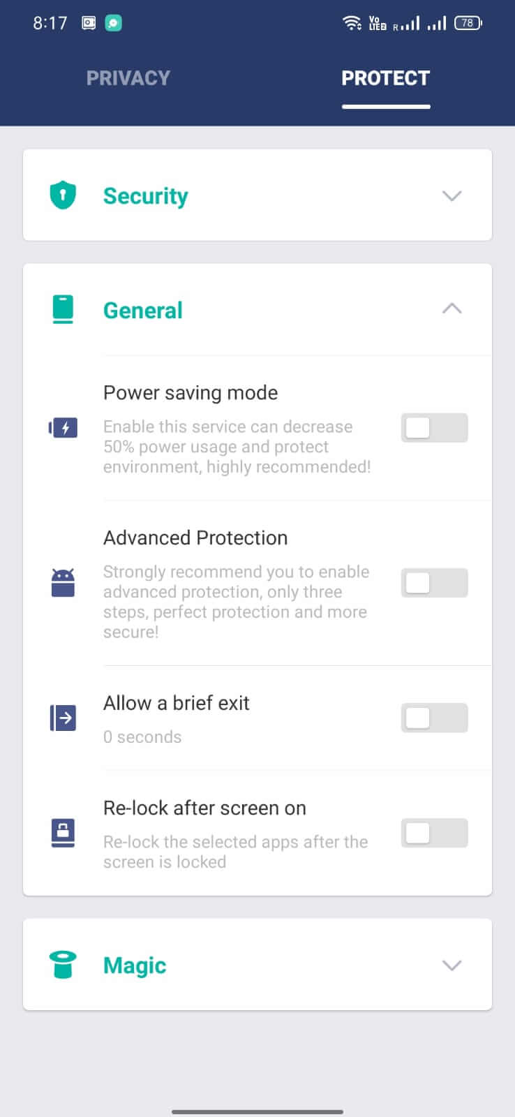 Screenshot AppLock APK v3.5.3cn