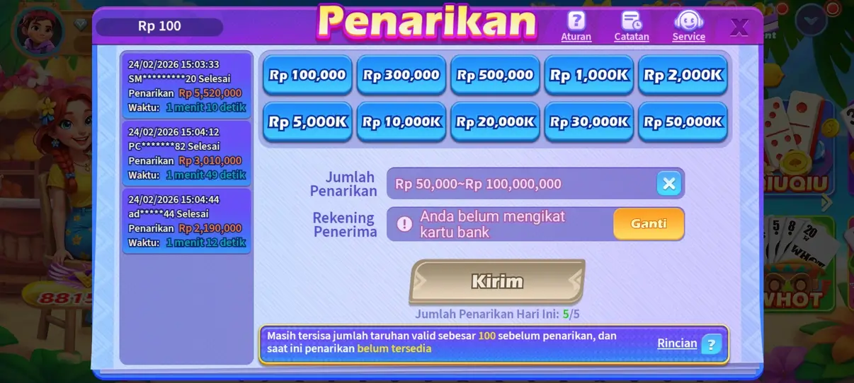 Screenshot Hoki APK v9.9 - Game Slot Sosial dengan Tema Seru
