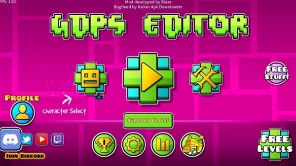 Screenshot GDPS Editor APK v2.2.2.21