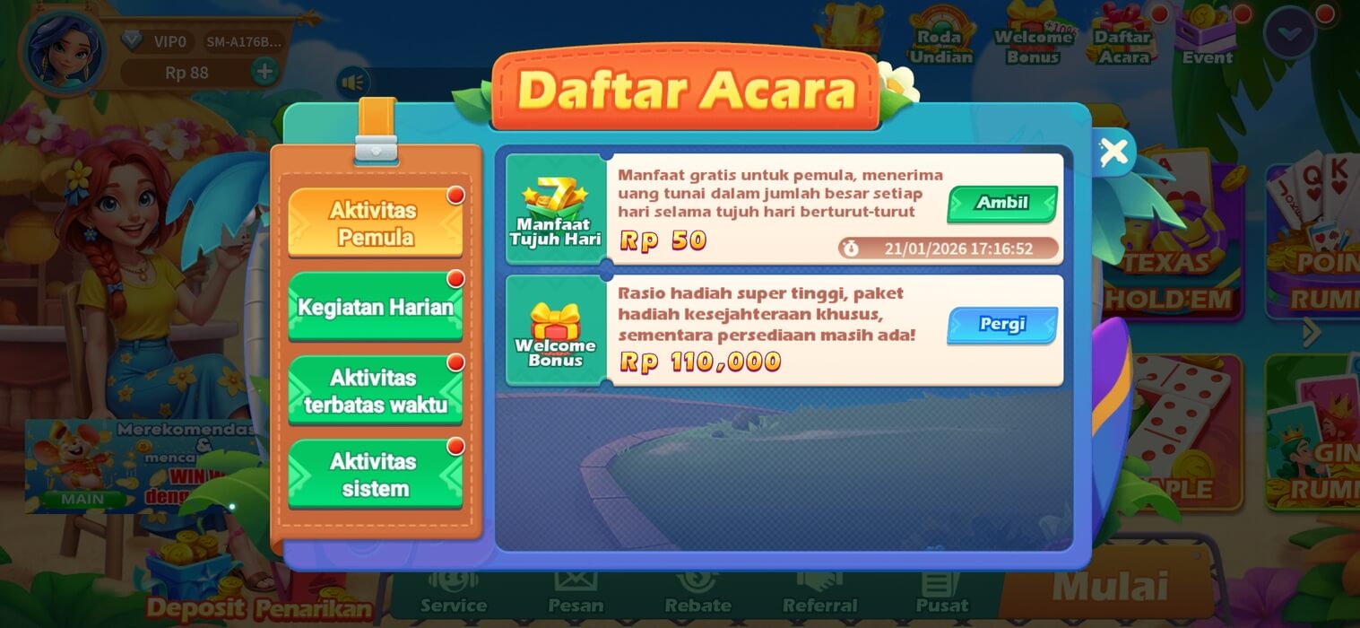 Screenshot AT777 APK: Slot dan Casino Klasik di Android