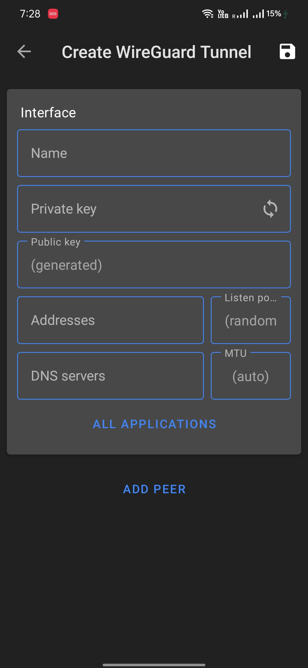 Screenshot WireGuard APK v1.0.20260315 untuk Android