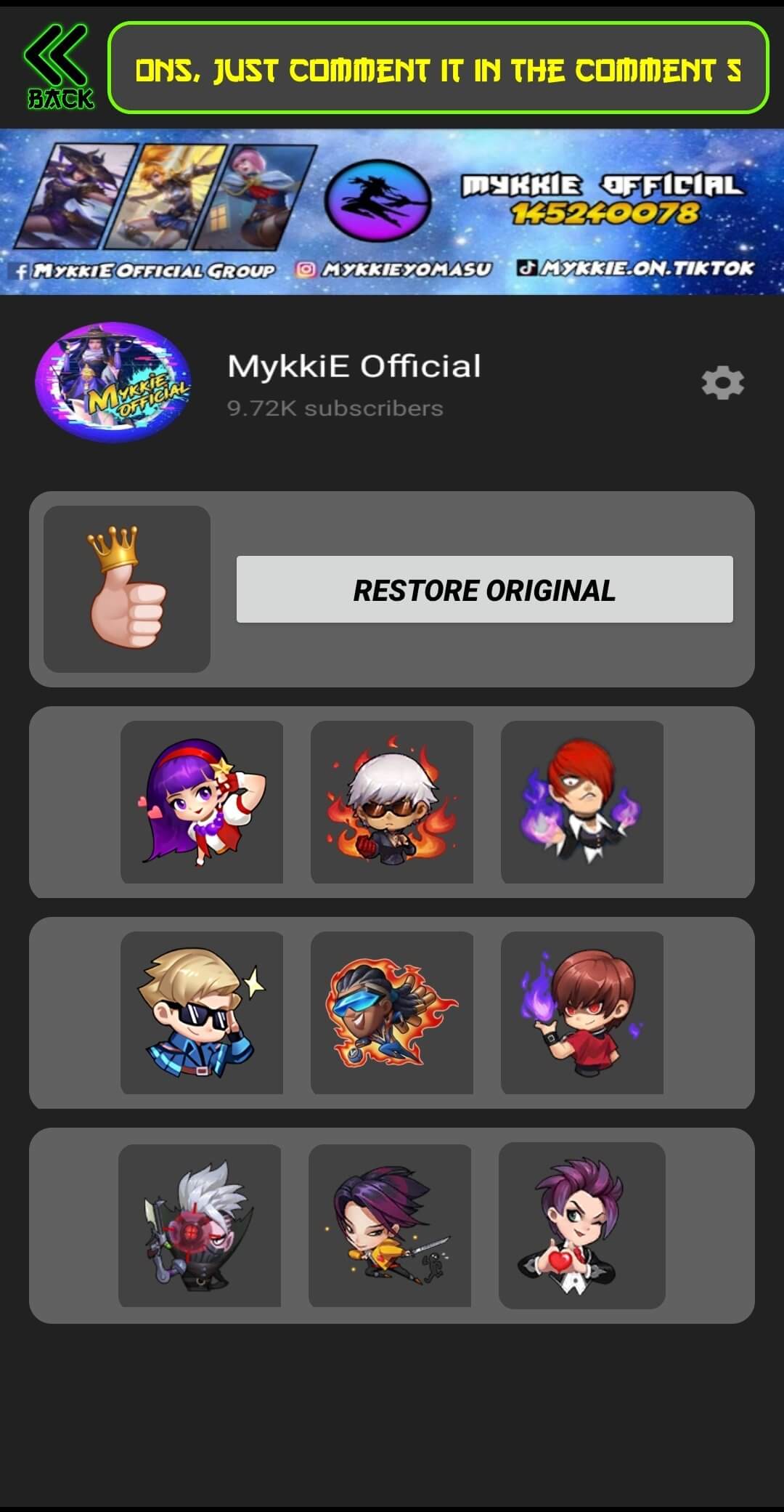 Screenshot Mykkie Skin Injector APK 2.33 untuk Android