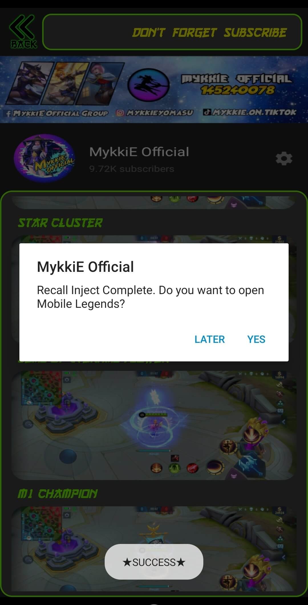 Screenshot Mykkie Skin Injector APK 2.33 untuk Android