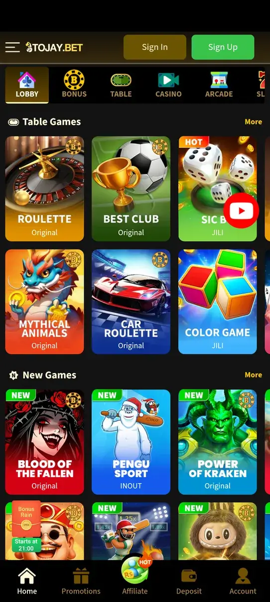 Screenshot 2J Bet APK v1.1.1