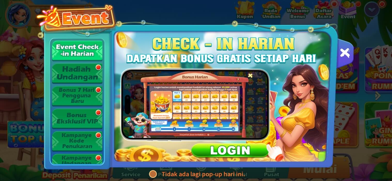 Screenshot AT777 APK: Slot dan Casino Klasik di Android
