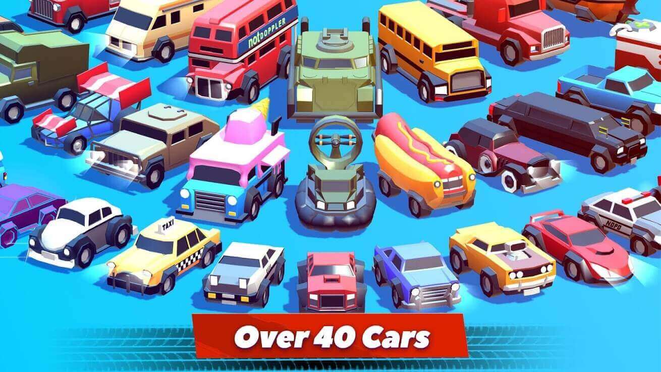 Screenshot Crash Of Cars APK: Balapan Aksi Multiplayer Seru