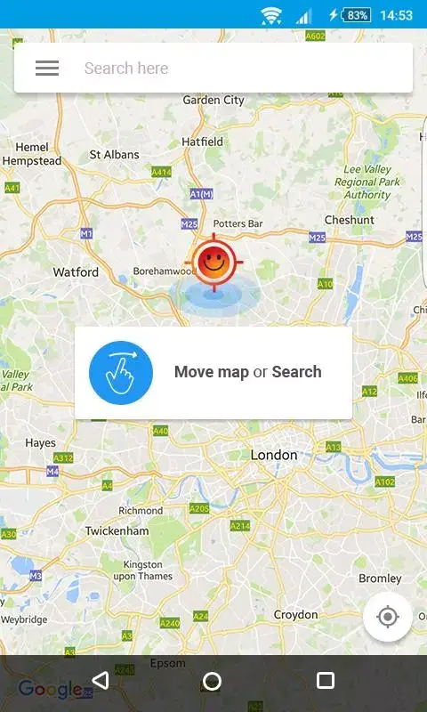 Screenshot Hola Fake GPS APK