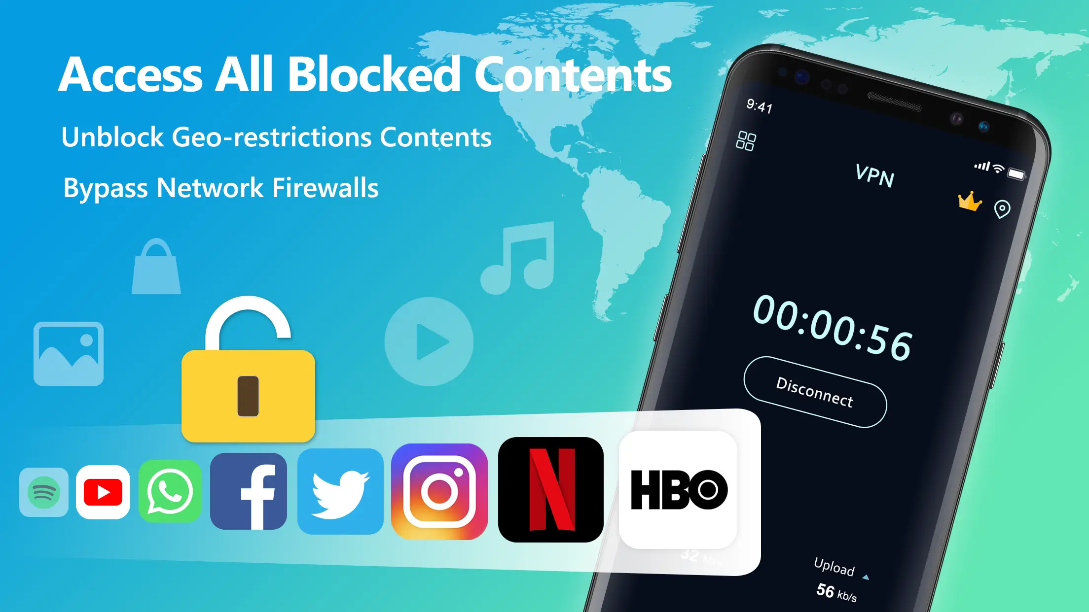 Screenshot VPN Fast APK v2.4.8.8 untuk Android