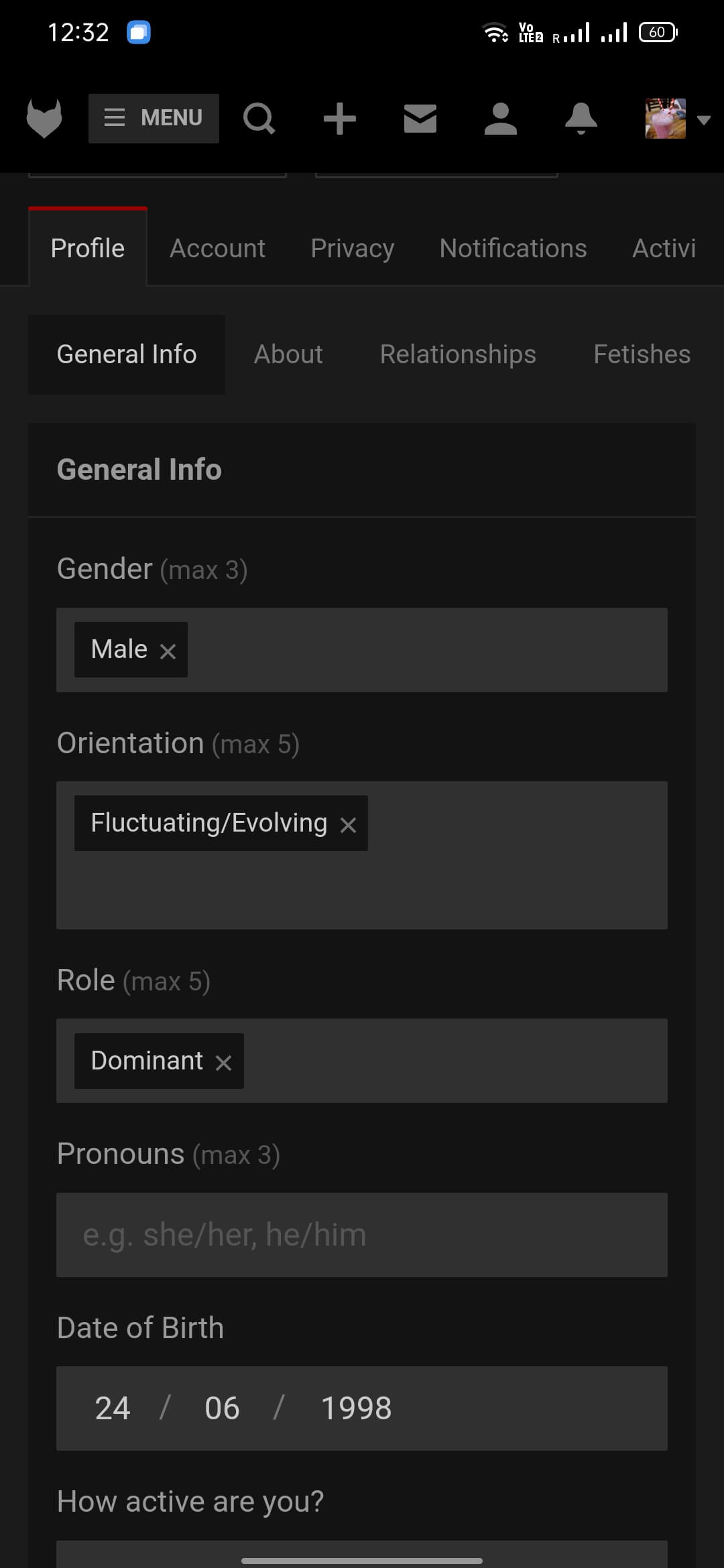 Screenshot FetLife APK v1.0 untuk Android
