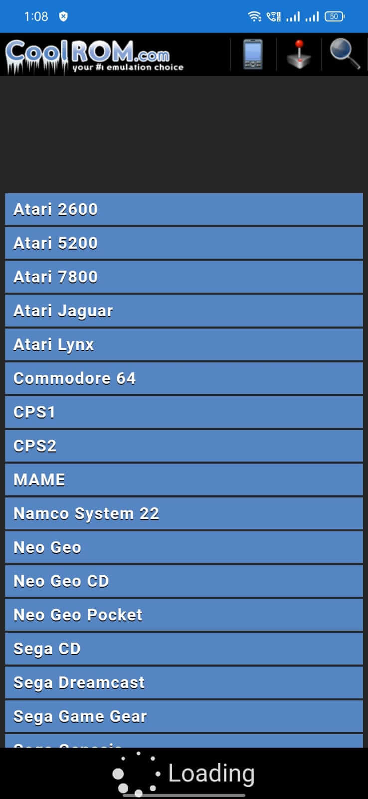 Screenshot CoolROM APK v1.0