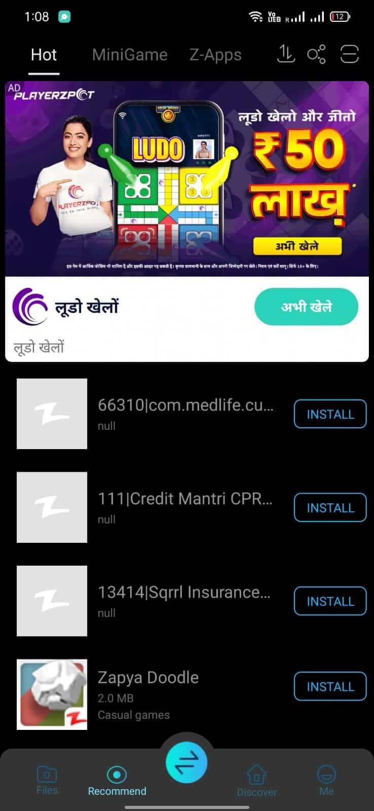 Screenshot Zapya APK Download Versi 7.0.3
