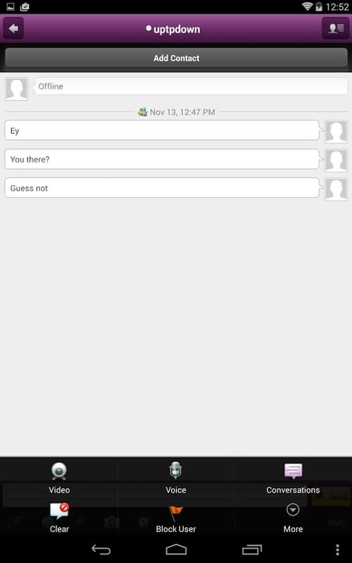 Screenshot Yahoo Messenger APK v2.11.1