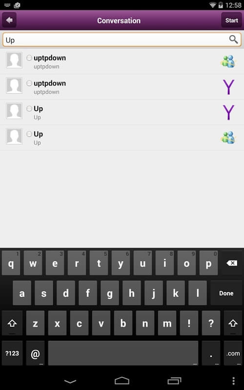 Screenshot Yahoo Messenger APK v2.11.1