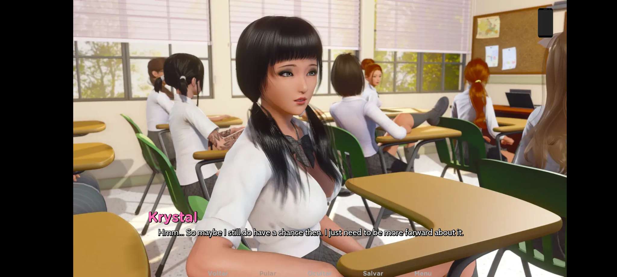 Screenshot Ripples APK: Visual Novel dengan Pilihan yang Menentukan Alur Cerita